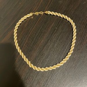 Vintage Richelieu Pearl and Gold Beaded Necklace